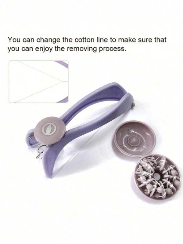 1/2pcs Women's Manual Facial Hair Remover, Portable Hair Removal Tool For Upper Lip, Chin And Eyebrow Hair Removal, Soft And Stress-Relieving, Home Essential, Room Decor, Halloween, Back To School, Wedding, Fan, Christmas