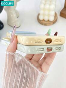 KOOLIFE Candy Color Contrast Camera Frame Phone Case Soft TPU Shockproof Protective Phone Cover For IPhone 18 Pro Max,17,17Pro Max,16Pro,15Pro Max,13pro,15,14,14Pro,13 - Light Green - View 10