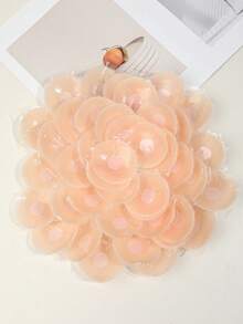 2/50/70 Pcs Reusable Silicone Nipple Covers 10 Pieces Pack Round Shape Concealers For Daily Outfits And Special Occasions Elegant Fashion Style - Multicolor - View 1