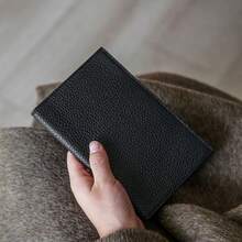 Custom Designed Premium Minimalist Document Bag, Custom Designed Passport Holder With Anti-Theft Passport Cover, Customizable Wallet, Customizable Letter Name, Personalized Name Faux Leather Card Holder, Business Style, Artistic Letter Design, Fashion Accessory - Multicolor - View 8