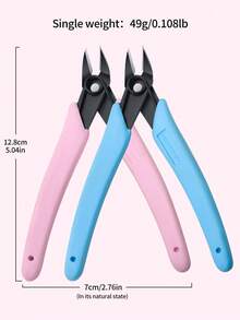 Nail Clipper Pliers For Removing Rhinestones And Gems, With Wire Cutting Function, Can Remove Metal Wires And Chains From Nails, Manicure Tool, Nail Drill - Multicolor - View 3