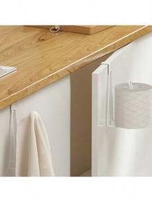 Wall-Mounted Integrated Toilet Paper Holder Bathroom Toilet Paper Storage Box Kitchen Cabinet Door No-Drill Paper Towel Rack Kitchen Accessories Kitchen Supplies Kitchen Storage Box Holiday Tissue Box Tissue Box Suitable For Kitchen And Dining Room - Multicolor - View 5