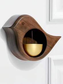 Japanese Style Doorbell Reminder, Wooden Wind Chime, Suction Cup Mount, Indoor/Outdoor Universal, Wireless, Battery-Free, Electricity-Free Home Decor Gift - A - View 7