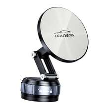 LCARS Car Phone Holder, 360° Rotating Magnetic Head With Vacuum Suction Cup Dual Mode, Foldable For Dashboard Installation, Stylish Design, Durable Structure, Multi-Scenario Use - C01 CY-9A - View 11