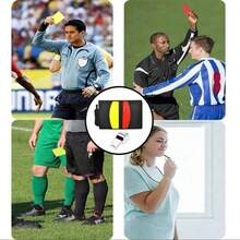 2pcs/1pc Football Referee Whistle Set, Red And Yellow Cards With Notebook And Pencil, Stainless Steel Referee Whistle With Black Lanyard, Suitable For Sports, Football, Rugby, Basketball - Multicolor - View 4