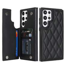 Wallet Phone Case Compatible With Iphone 18 17 Pro Max, Air, 16e, 16, 15, 14, 13, 12, 11 Pro Max, XR, XS MA, Magnetic Design, RFID Anti-Theft Card Slot, Magnetic Phone Protective Cover, Shockproof, Unisex, Also Compatible With Samsung Galaxy S26 S24 S25 S23 S22 Ultra Plus, Multi-Card Slot Design, Magnetic Clasp, With Stand, Shockproof Protective Cover - Black - View 76