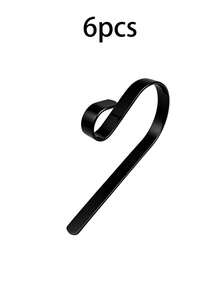 6pcs Christmas Fireplace Hooks – Drill-Free Stocking Hangers; Ideal For Christmas Home Decor, Hanging Ornaments, Party Decorations, DIY Projects, And Creating A Festive Atmosphere. - Multicolor - View 13