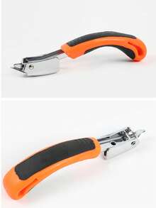 1PC/Lever-Style Handheld Nail Puller, Plastic Handle With Rubber Grip, Alloy Forged Nail Head, Rust-Resistant, Lever Mechanics Fast Nail Removal, Wood Surface Thumbtack Decoration Seam Nail Removal, U-Shaped Door Nail Staple Removal, Woodworking Professional Home Decoration Repair Master, DIY Multi-Purpose Nail Removal Tool - A - View 5
