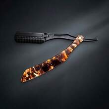 Folding Straight Razor With Tortoise Shell Handle, Barber Shaving Razor For Beard Trimming And Grooming - Safety Razor - View 2