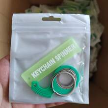 1/2pcs Multi-Color Karambit Spinner 2nd Generation Fingertip Spinning Keychain, Fingertip Spinning Stress Relief Keychain, For Backpack Decoration, Bag Decoration, Party Gift, Holiday Gift - Multicolor - View 6