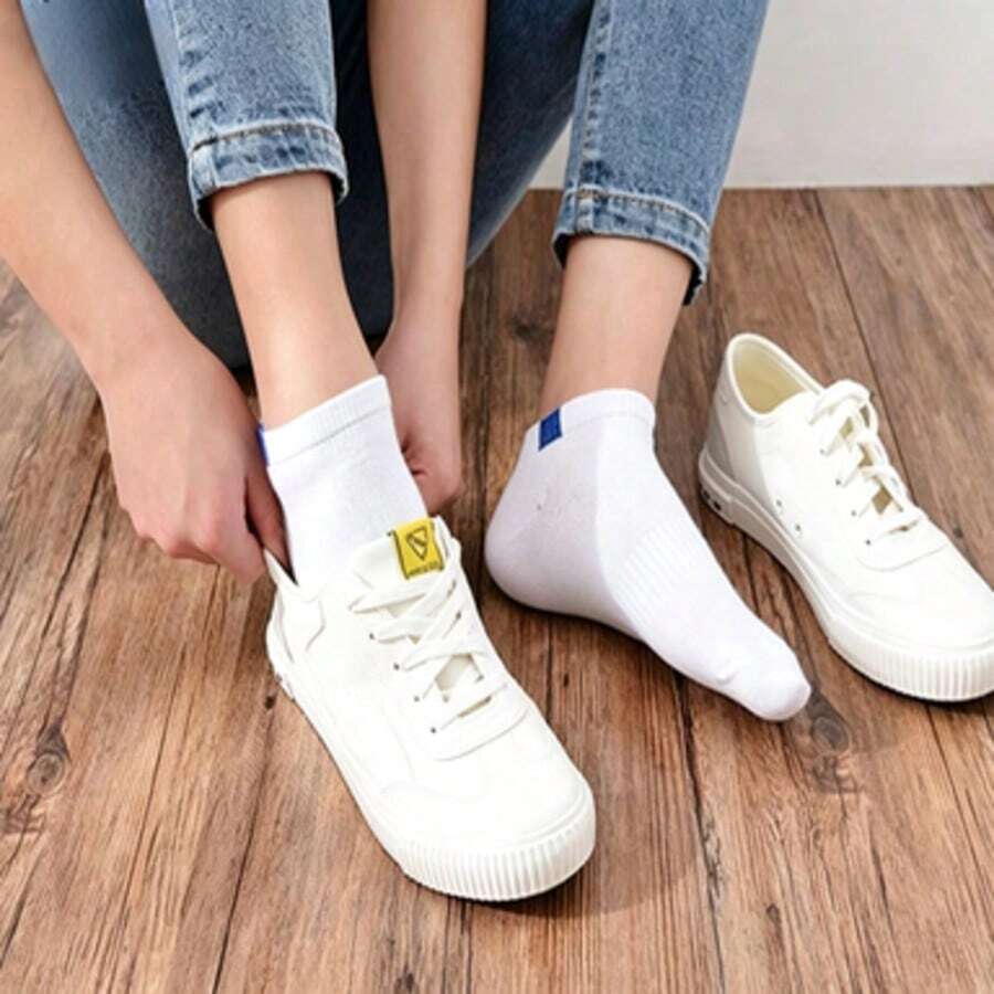5 Pairs Men's Casual Sports Super Elastic Lycra Elastic Waist Breathable Anti-Odor Antibacterial Short Socks Suitable For Daily Life - Multicolor - View 1