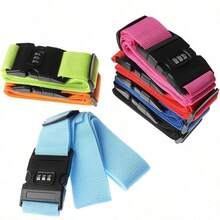 2pcs Travel Luggage Security Lock Durable Nylon Packing Straps - A - View 5