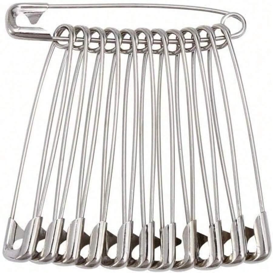 50/80 Pcs Fastener Pins, Durable, Sewing Craft Pins, Thickened Metal Pin, Old-Fashioned Pin, Butterfly Pin - Multicolor - View 1