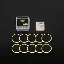 10PCS Glueless Tire Repair Patches Kit With Storage Box And Metal Rasp Tool, Portable Tire Patch Repair Kit, Strong Adhesion, Quick Fix, Tire Repair Accessories For Car, Motorcycle, Bicycle And Tubeless Tires - Multicolor - View 2