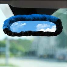 Funda de peluche suave para espejo retrovisor del coche, estampado de leopardo - ColorA - Ver 8