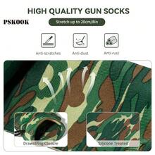PSKOOK Rifle Socks,55 *4 In Knit Gun Socks, Flexible Design Knit Gun Hunting And Shooting Holder Socks For Rifles, Scopes, Pistol Grips & Accessories - 55*4In - View 4