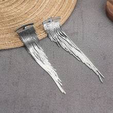 DIYCCPC Exquisite Long Tassel Earrings For Women, Elegant Luxury Jewelry Accessories, Suitable For Holiday Parties And Events - Earrings - View 5