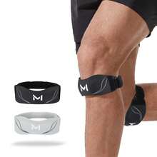 AA MASEDA 1pc Adjustable Compression Patella Support Strap, Suitable For Men And Women Fitness, Basketball, Running, Hiking, One Size Fits Most - Multicolor - View 1