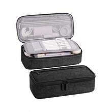 Compact Lightweight Single Zipper Solid Color Pencil Case, Simple And Elegant, Suitable For All People - A - View 1