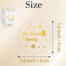 30-240 Custom Clear Wedding Stickers, Personalized Name Label Stickers, Custom Date Round Stickers, Thank You Stickers, Wedding Party Stickers, Gifts, Gold And Black, Bride And Groom, Envelopes, Gift Boxes, Invitations, Valentine's Day, Anniversary - Style a - View 8