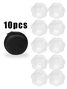 2/10 PcsInvisible Nipple Covers For Backless Dresses And Evening Gowns Perfect For Wedding Parties And Daily Outfits Lightweight Round Shape Design - Multicolor - View 13