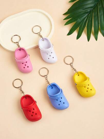 Miniature Realistic Clog Keychain, Keychain Accessory, Shoe Keyring,Key Rings, DIY Accessory,Holidays, Birthdays, Gift For Friends,