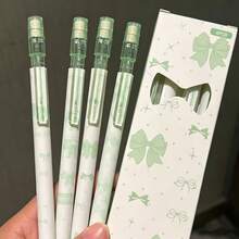 4pcs Bow Design Colorful Pencils, High Quality Student Colored Pencils, Lead Core Resistant To Breaking, Back To School Season Christmas Gift Halloween Gift - Multiple Styles - View 3