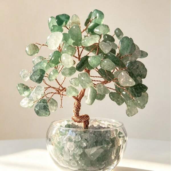 2026 New 2D Flat Printed Small Acrylic Green Crystal Tree Decor, Christmas Table Decoration Gift, Home Decor, Kitchen Decor, Room Decor, Party Decor, Decorative Craft, Desk Decor, Dining Table Decor