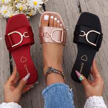 Women Home Slippers - Wine + Rose Champagne + Black - View 1
