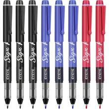 8pcs/Pack (Black, Blue, Red) - 1.0mm Tip - 0.6mm Line, Smooth Writing Ink Marker - Fine Tip Quick Dry - Multiple Styles - View 7