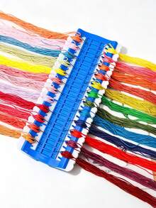 Cross Stitch Kit Storage Box Embroidery Thread Project Card 30 Slots Sewing Needle Storage Rack Craft Tools Accessories, Suitable For Sewing Room, Craft Table And DIY Studio, Sewing Accessories - Multicolor - View 5