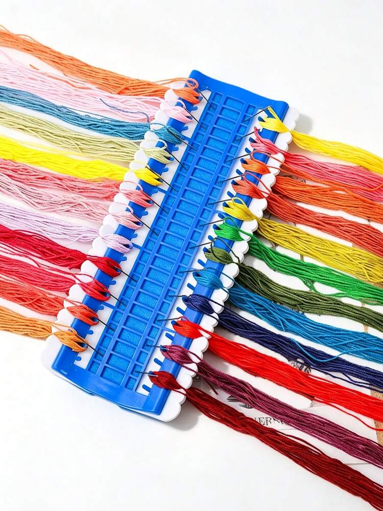Cross Stitch Kit Storage Box Embroidery Thread Project Card 30 Slots Sewing Needle Storage Rack Craft Tools Accessories, Suitable For Sewing Room, Craft Table And DIY Studio, Sewing Accessories - Multicolor - View 5