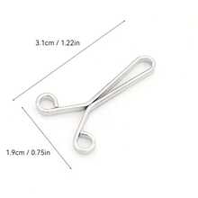 8/12Pcs Y-Shaped Scarf Clips Neck Clips Headscarf Veil Fixing Pins Accessories Scarf Buckles, Y-Shaped Waist Buckle, Waist Adjustment Buckle - Multicolor - View 4