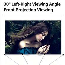 Anti-Light 4K Daytime Direct Projection Home High-Definition Projector Screen For Bedroom And Living Room, No-Drill Easy Installation - Anti-light Screen - View 8