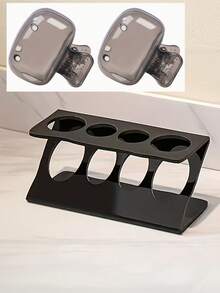 Bathroom Toothbrush Holder, Multi-Functional Drainage Rack Organizer, Bathroom And Kitchen Desktop Organizer, Tabletop Toothbrush Cup Razor Toothpaste Storage Rack, Bathroom Sink Storage, Toothbrush Holder With Slots, Bathroom Vanity Storage Rack, Can Hold Electric Toothbrush, Toothpaste And Razor, Suitable For Home Use, Storage And Organization - Multicolor - View 17