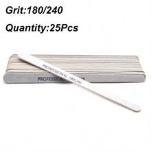 5/10/25/50/100Pcs Professional Nail File 100/180/240 Sanding Buffer Block UV Gel Nail Polish Pro Nail Files Artificial Nail Tips Manicure Pedicure DIY Tools Accessories - White - View 12