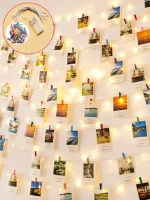Transparent Minimalist LED Lights + Multi-color Clips