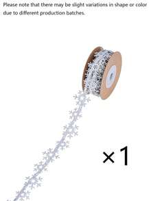2pcs/1pc Christmas-Themed Decorative Ribbon For Gift Wrapping-Suitable For Christmas Parties, Christmas Tree Decorations, Themed Parties, Thanksgiving, New Year's, Christmas Party Favors, Holiday Parties, And Festive Scene Decorations. - One Size Fits All - View 11
