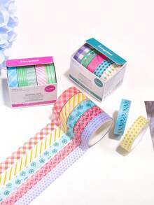 Băng keo Washi họa tiết sáng màu, băng keo Washi trang trí nhiều màu sắc, băng keo thủ công họa tiết dùng cho scrapbooking, ghi chép nhật ký, lập kế hoạch, làm thiệp, gói quà, đồ thủ công DIY, dành cho người yêu nghệ thuật, học sinh, giáo viên, quà tặng tựu trường, Halloween, Lễ Tạ ơn, Giáng sinh - Mẫu mới - Xem 6