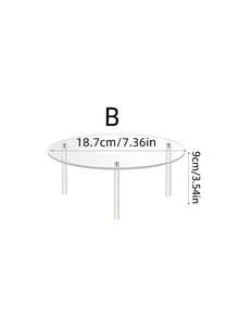 Clear Acrylic Dessert Stand Round Pastry Display Rack For Baklava Wedding Party - Clear - View 8