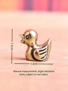 Fashionable Gold Heart-Shaped Mini Statue, Metal Craft Decorative Ornament, Suitable For Home And Office Desktop Display, Collectible Small Sculpture, Ideal Holiday Gift For Halloween, Thanksgiving, Christmas And Personal Collection - Multi-color - View 10