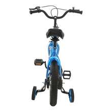 Blue Black Beginner 14-Inch Diameter Tires Children's Bicycle, 14'' Children's Bicycle Learning Bicycle For Children's Riding, Lessons, Recreation - Blue - View 9