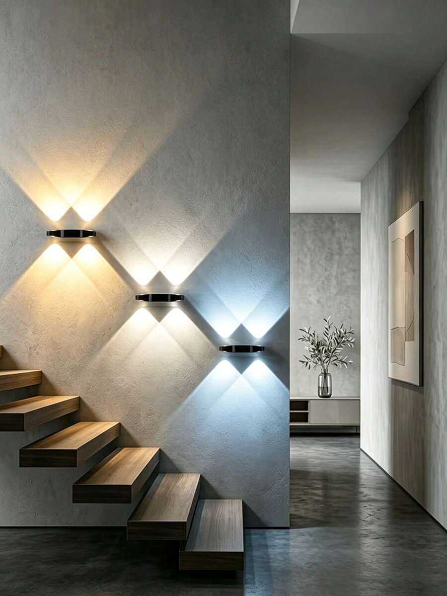 1 buah Lampu Dinding LED Nirkabel Magnetik yang Dapat Dilepas, Lampu Sensor Gerak Isi Ulang USB, Cahaya Ambient yang Dapat Diredupkan, Cocok untuk Dekorasi Kamar Tidur, Samping Tempat Tidur, Tangga, dan Kamar Mandi - beraneka warna - View 1