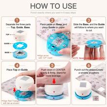 1 Inch Circle/Square/Heart/Bracket Magnetic Punch, Anywhere Punch, Everywhere Punch, Window Punch, Frame Punch, For Paper Crafting Scrapbooking Cards Arts - Rectangular Postage Stamp - View 5