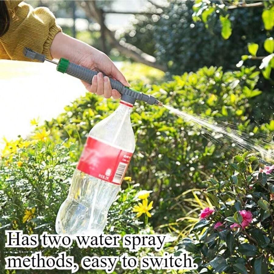 手持式高壓空氣噴霧器，附可調式噴嘴，手動手持高壓噴霧泵，重型非電動壓力噴霧器，可連續噴霧/霧化，適用於花園、草坪與植物護理
