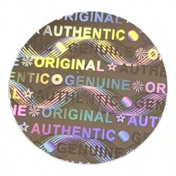 1000 Piezas - Holograma Texto Original Sticker De