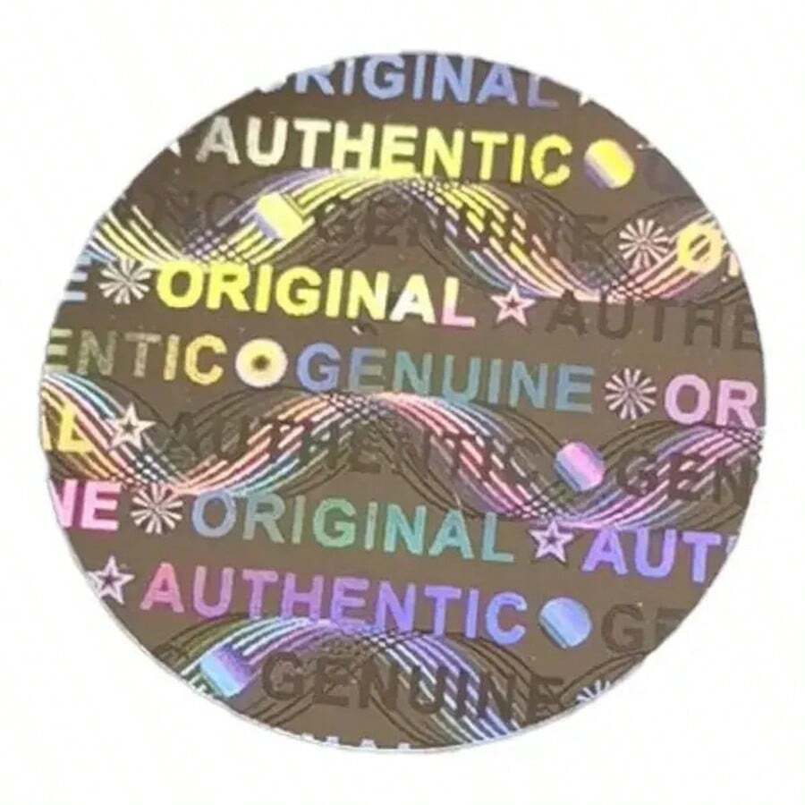 1000 Piezas - Holograma Texto Original Sticker De - 1 - Ver 1
