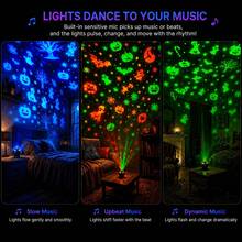1PC Halloween Jack O Lantern LED Projector Night Light, Multicolor Light, Ghost, Bat And Star Pattern Projection, USB Powered Plug And Play Table Lamp, Portable Holiday Decor Light For Bedroom, Living Room, Desk And Party - Halloween Style - View 10