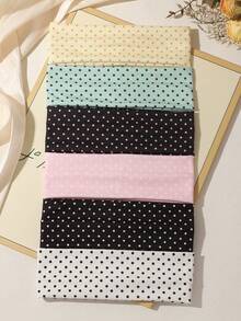 1PC/3PCS Ikat Kepala Olahraga Elastis Motif Polkadot Vintage, Cocok untuk Kehidupan Sehari-hari, Jalan-jalan, dan Paduan Dekoratif, Aksesori Rambut Wanita - MultiWarna - View 11