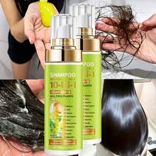 Champú de Hojas de romero y de sabina 10 EN 1,shampoo para la caida de cabello,rapunzel,Nutrición Capilar, Fortalecimiento del Cabello, Control de Aceite, Aporte de Volumen, Cuidado del Cuero Cabelludo, Duradero, Varios Usos, Elimina las Escamas Sueltas de Caspa,Limpia tu cabello semanalmente - Champú + Acondicionador - Ver 1